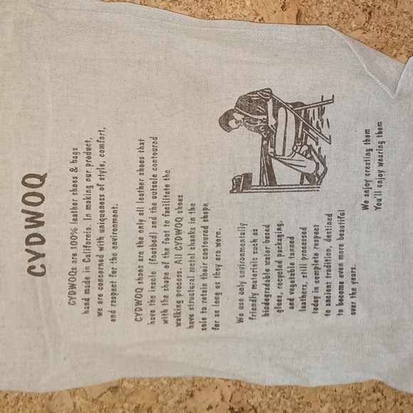 CYDWOQ Handmade Three Buckle Distressed Black Boots Size 6 (36.5), NIB with Bag - Picture 11 of 15